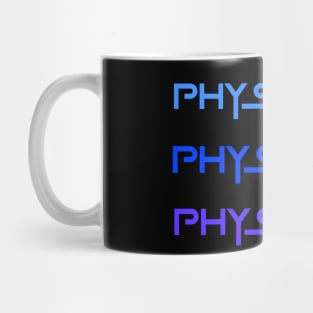 Blue physician art Mug